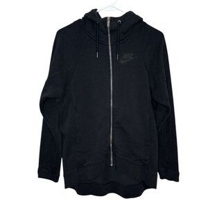 NIKE Women's Black Modern Cape Zip Hoodie Size Small